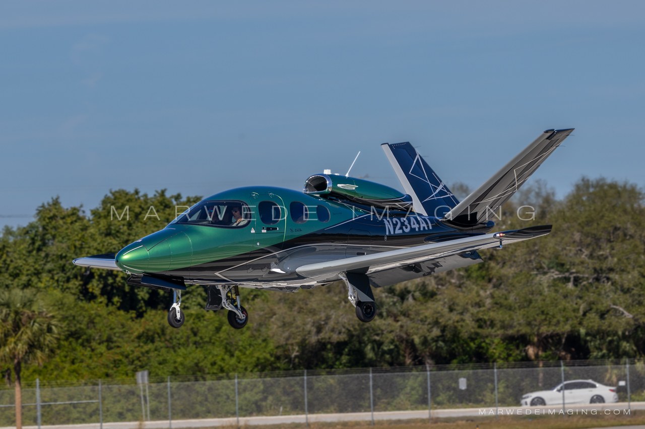 Cirrus Vision Jet SF50 N234AT photographed at KBCT on 2026-01-03
